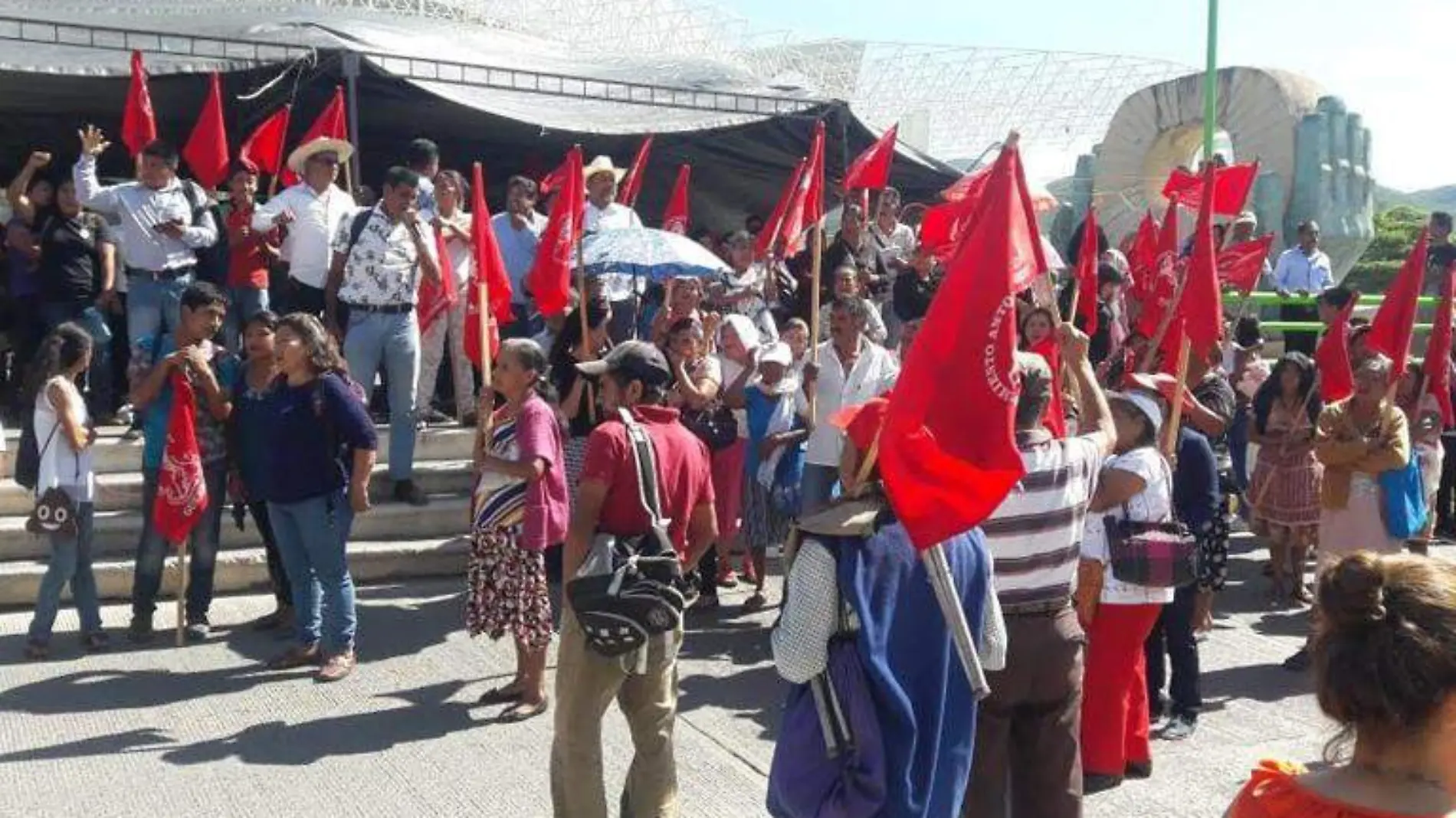 Antorcha Campesina plantón Chilpo